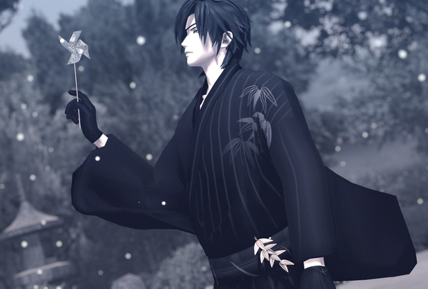 Mmd刀剣乱舞 夜明けと蛍 燭台切光忠 Haru M さんのイラスト ニコニコ静画 イラスト