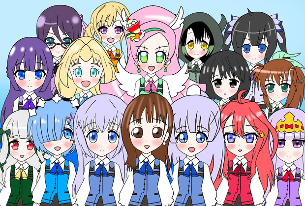 水瀬さんと僕の知っている水瀬さんキャラ達 絵描きの冒険者katosan さんのイラスト ニコニコ静画 イラスト