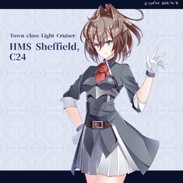 Sheffield 艦これ へびつけぇ さんのイラスト ニコニコ静画 イラスト