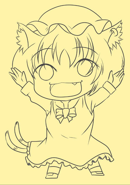 昔色付けた線画をあげておきます Tarou さんのイラスト ニコニコ静画 イラスト
