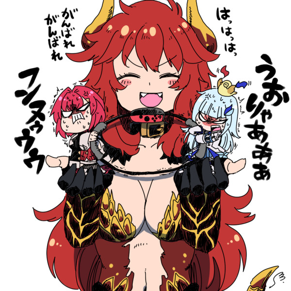ドーラ様の左手にリゼ 右手にアンジュ もり さんのイラスト ニコニコ静画 イラスト