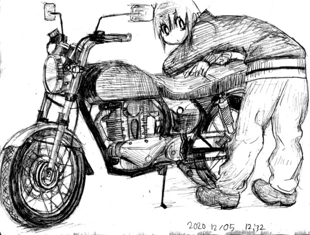 オートバイ Kmrno さんのイラスト ニコニコ静画 イラスト