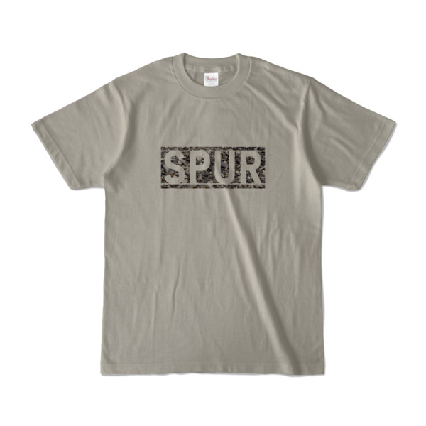 Tシャツ シルバーグレー SPUR_Gravel