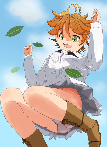 外で元気に遊ぶエマちゃん お絵描きの鬱まる まる さんのイラスト ニコニコ静画 イラスト