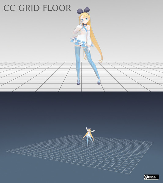 Ccグリッドフロア Mmdステージ配布 Disk さんのイラスト ニコニコ静画 イラスト