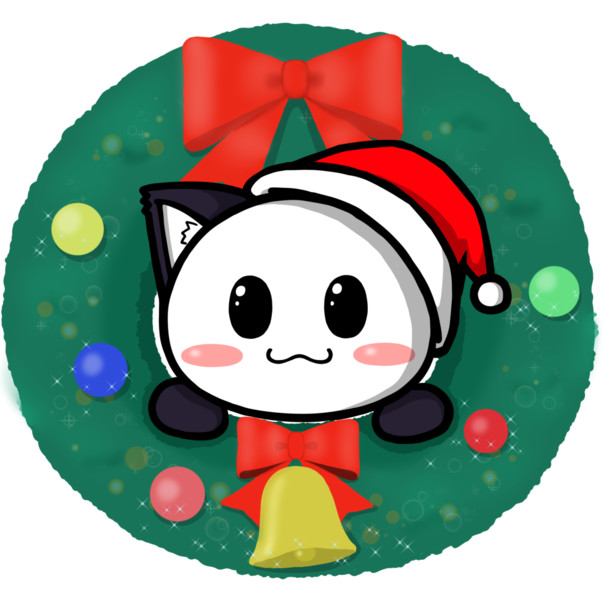 ポジティブ猫ヤミーくん 「クリスマスアイコン」 / 毛利ユウキ さんの 