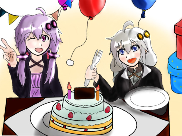 12月22日は 結月ゆかり と 紲星あかり の誕生日 醍醐 さんのイラスト ニコニコ静画 イラスト