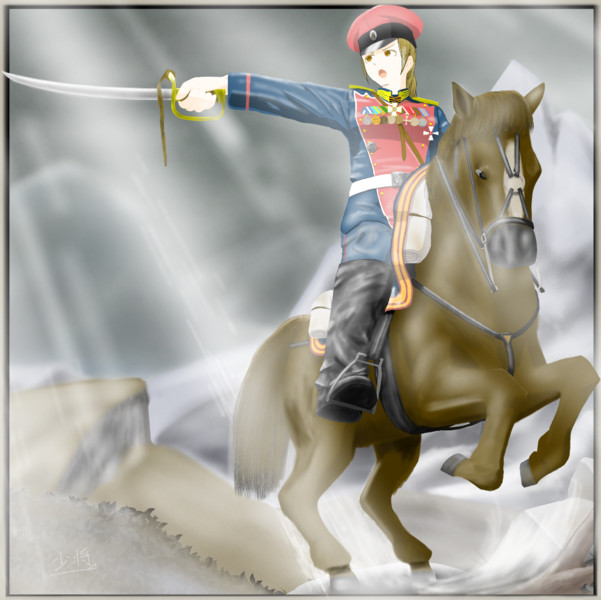 槍騎兵将校 / 少将 さんのイラスト ニコニコ静画 (イラスト)