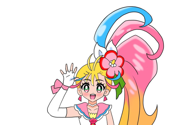 21年のトロピカル ジュ プリキュアの主役プリキュアはキュアサマー 絵描きの冒険者katosan さんのイラスト ニコニコ静画 イラスト