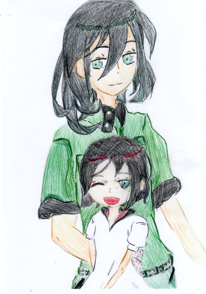 闇口崩子と石凪萌太 兄妹 Savan999 さんのイラスト ニコニコ静画 イラスト