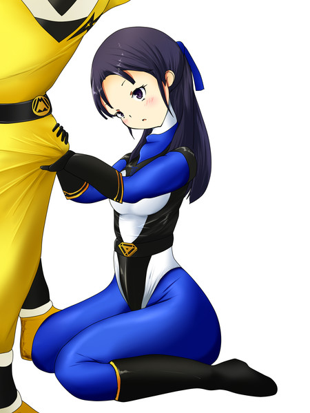 アヤメさんとニンジャイエローさん バンザイ さんのイラスト ニコニコ静画 イラスト