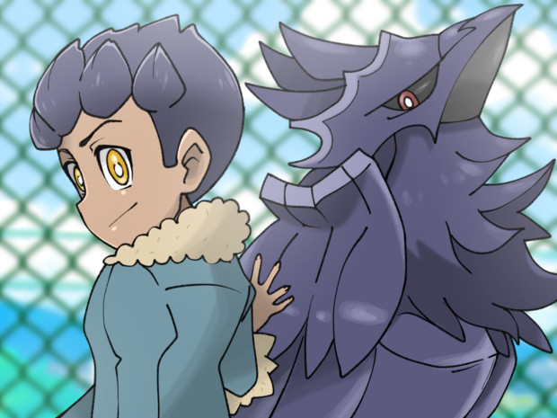 ホプユウ ポケモン ホップ イラスト 藤の花 イラスト
