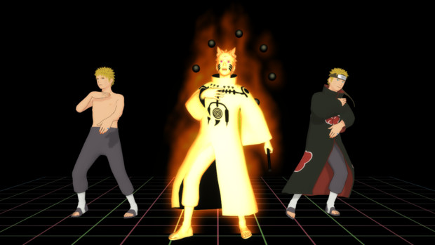 Mmdナルト 暁ナルト モデル配布 セト さんのイラスト ニコニコ静画 イラスト