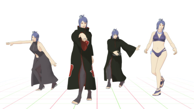 Mmdナルト 小南 モデル配布 セト さんのイラスト ニコニコ静画 イラスト