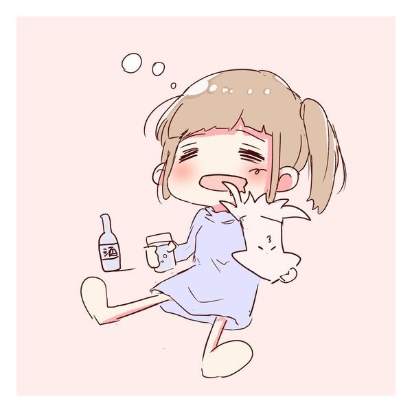 イカと日本酒とゆもちょむ ゆもちょむ さんのイラスト ニコニコ静画 イラスト