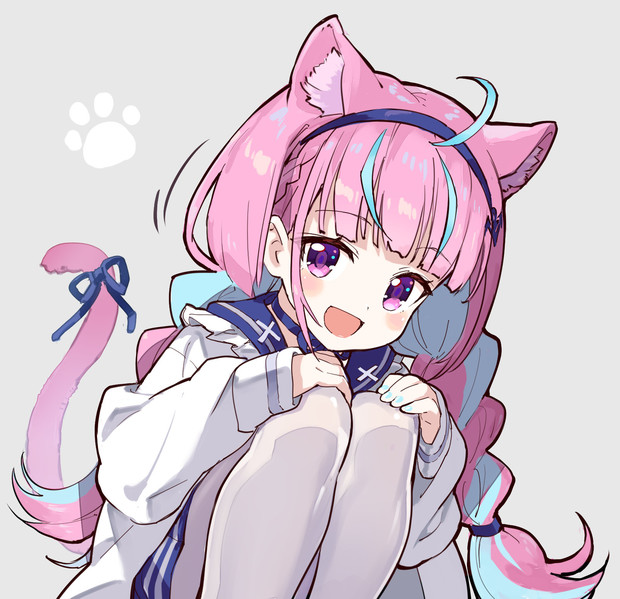 猫耳あくあちゃん さきの新月 さんのイラスト ニコニコ静画 イラスト