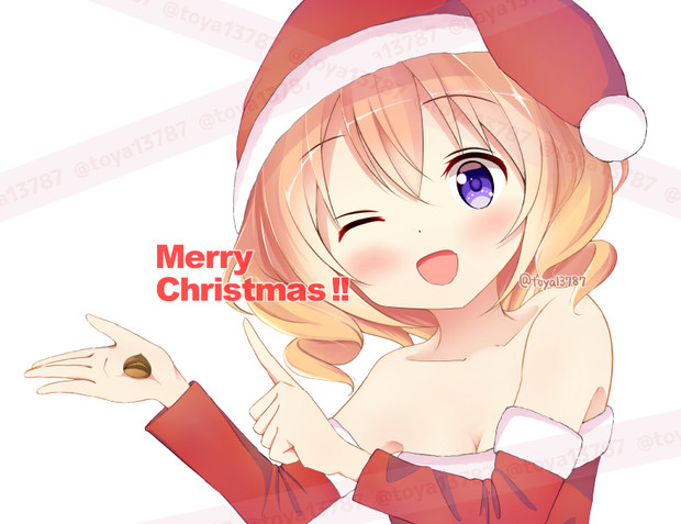 ごちうさ ココアさんからのクリスマスプレゼントは栗です Toya さんのイラスト ニコニコ静画 イラスト