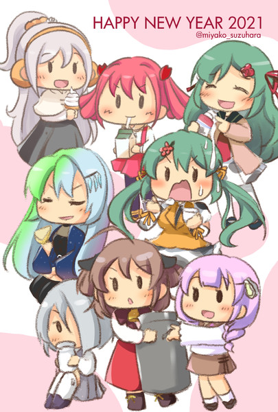 どさんこ娘 21年賀イラスト 人口より牛の数が多い街 鈴原ミヤコ さんのイラスト ニコニコ静画 イラスト