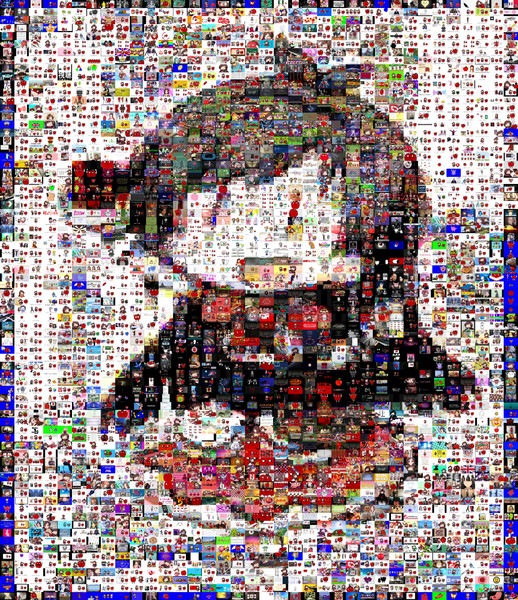 モザイクアートのうた 東へ西へ さんのイラスト ニコニコ静画 イラスト