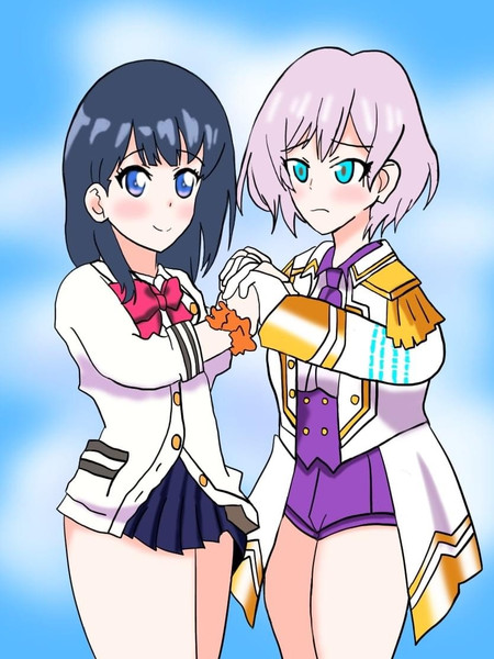 ダイナゼノン放送とグリッドマン再放送記念 宝多六花とムジナ