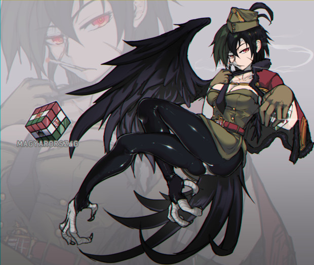ハンガリー 国擬人化 龍トウ さんのイラスト ニコニコ静画 イラスト