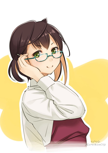 電探や眼鏡は大切です 本当ですよ にくおーじ さんのイラスト ニコニコ静画 イラスト