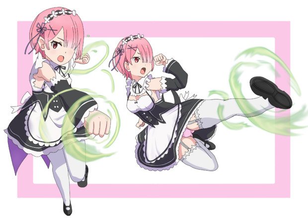 武闘派なラム様 お絵描きの鬱まる まる さんのイラスト ニコニコ静画 イラスト