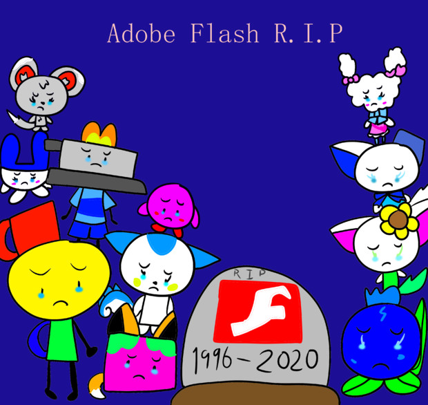 Adobe Flash R I P Kuru さんのイラスト ニコニコ静画 イラスト