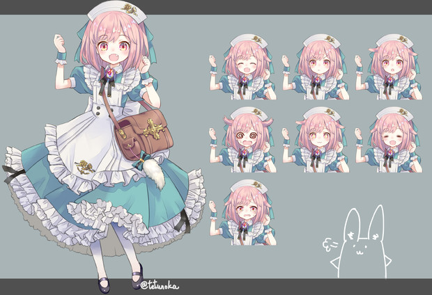 メイドさん立ち絵 テツノカ さんのイラスト ニコニコ静画 イラスト