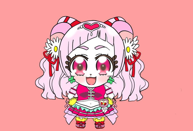 輝く未来を抱きしめて みんなを応援 元気のプリキュア ハムスターキュアエール 絵描きの冒険者katosan さんのイラスト ニコニコ静画 イラスト