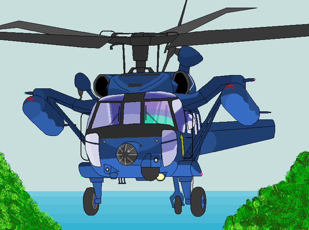 救いの翼 Uh 60j 航空自衛隊仕様 はりあー さんのイラスト ニコニコ静画 イラスト