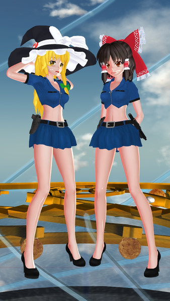 ミニスカポリス Dd さんのイラスト ニコニコ静画 イラスト
