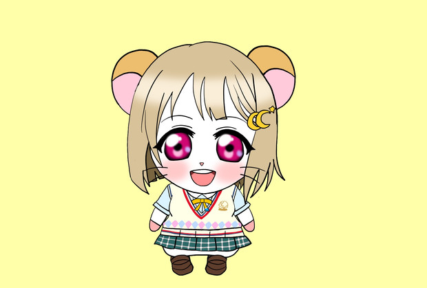 ハムスターになってもかすみんは可愛い！！