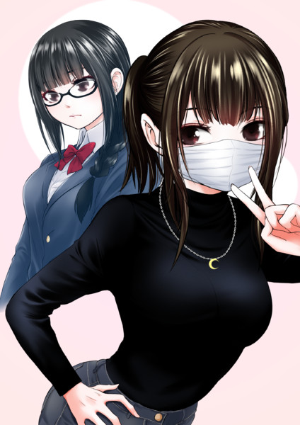 垢抜けて雰囲気変わったけど 中身は昔のままの地味ガール 黒葉だむ さんのイラスト ニコニコ静画 イラスト