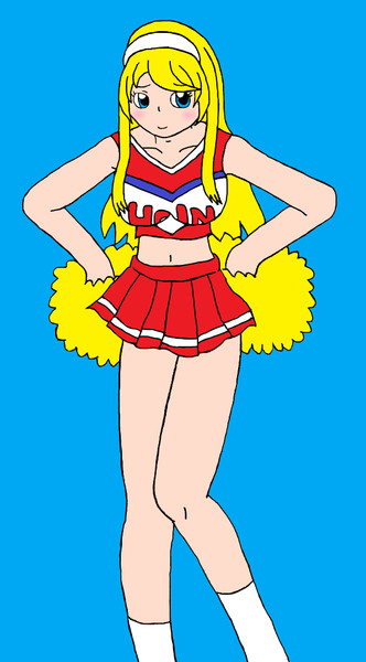 励ますように応援する緑川美鈴 アキラ さんのイラスト ニコニコ静画 イラスト