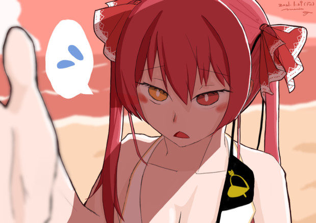 困り眉上目遣いな船長の絵を描きました オガワマリー アニムスフィア さんのイラスト ニコニコ静画 イラスト