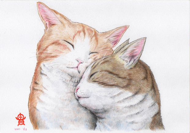 仲良しにゃんこ 貴房 さんのイラスト ニコニコ静画 イラスト