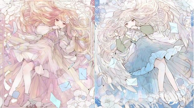 天使の恋わずらい こもりひっき 幻想少女絵 さんのイラスト ニコニコ静画 イラスト