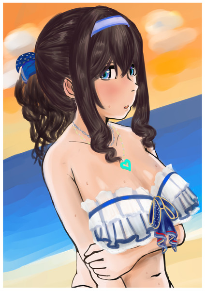 鷺沢文香 ニコニコ静画 イラスト