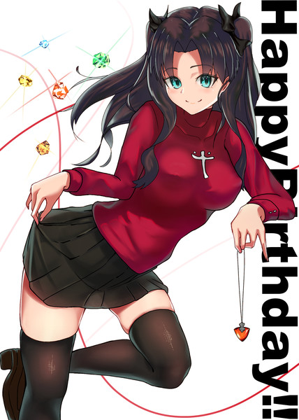 遠坂凛誕生日イラスト 赤城ヒロ さんのイラスト ニコニコ静画 イラスト