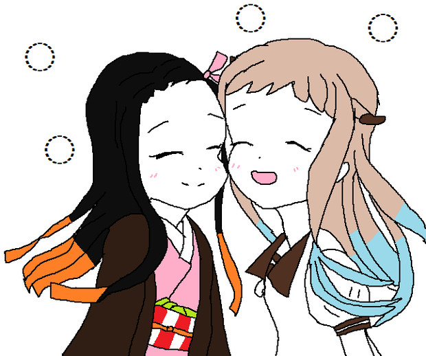 寧々と禰豆子 Asami さんのイラスト ニコニコ静画 イラスト