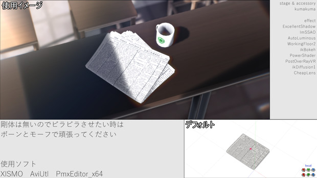 折り畳まれた新聞紙 配布 足屋コーヒー さんのイラスト ニコニコ静画 イラスト