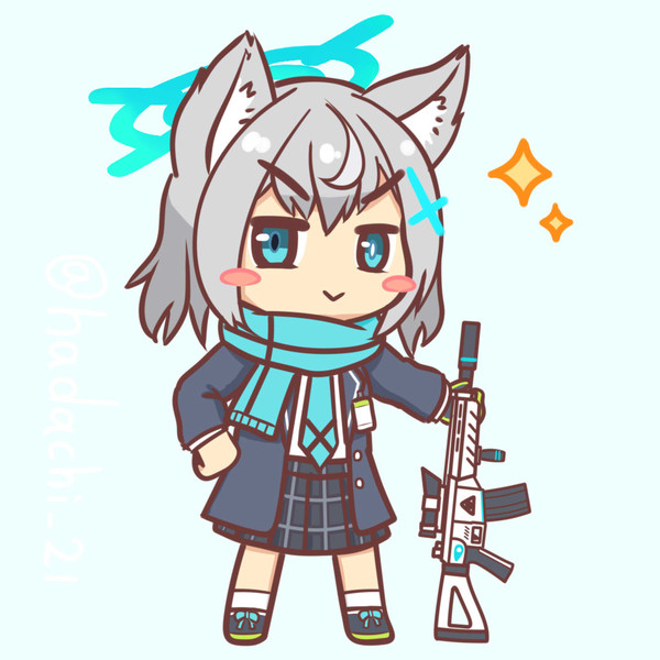 キメ顔シロコさん 會木ハダチ さんのイラスト ニコニコ静画 イラスト