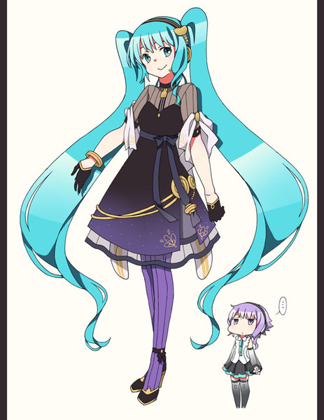 初音ミクで結月ゆかり麗 衣装交換 浅井麻 さんのイラスト ニコニコ静画 イラスト