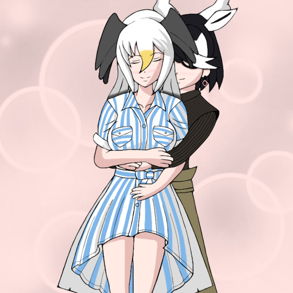 白と黒の混ざりあう休みのひと時 イーダフ さんのイラスト ニコニコ静画 イラスト