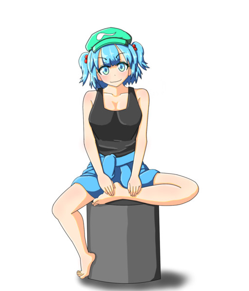 タンクトップにとり あとあん さんのイラスト ニコニコ静画 イラスト
