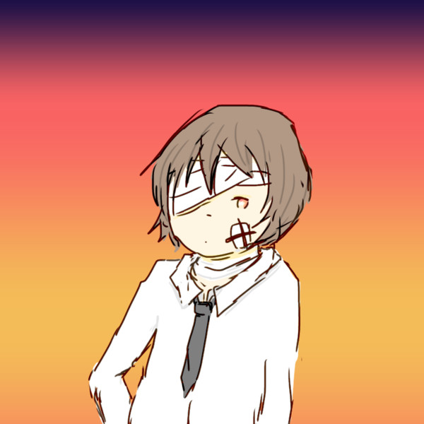 中学２年ぽい太宰さん 雄志 ときたまうどんp さんのイラスト ニコニコ静画 イラスト