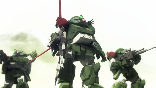 Mmdボトムズ スコープドッグリーマンスペシャル Gm3 百式p さんのイラスト ニコニコ静画 イラスト