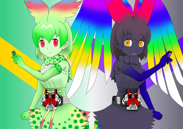 仮面ライダーw のパロディ ゲンザイ さんのイラスト ニコニコ静画 イラスト