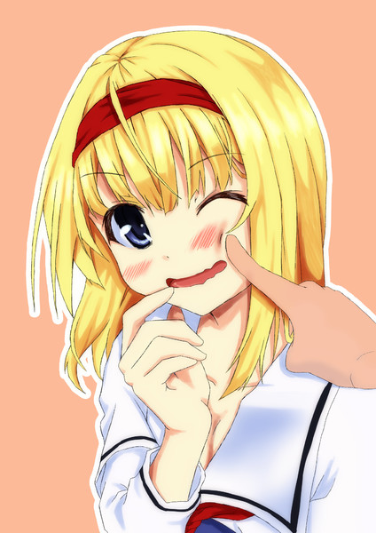 アリスのほっぺをつんつんしたい 竹ちくわ さんのイラスト ニコニコ静画 イラスト